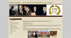 Desktop Screenshot of fotohistory.ch